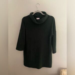 Women's Isabel Maternity Dark Green Cowl Neck Sweater, Size S, Excellent Cond